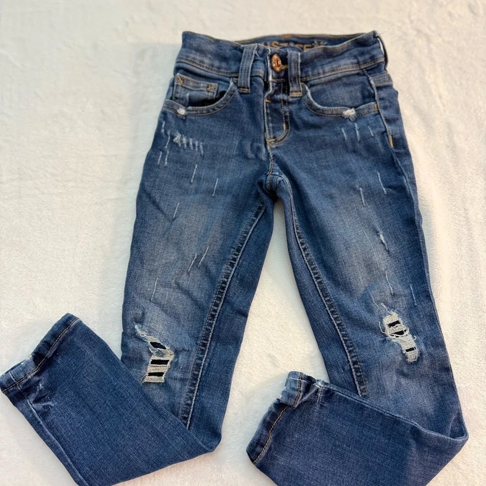 Justice Distressed Girls Jeggings Size 6
